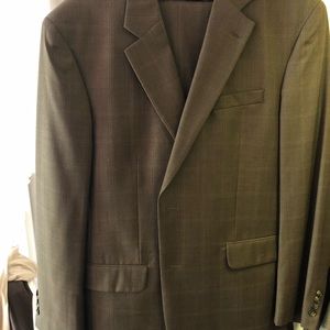 Brown patterned Jos A Bank suit